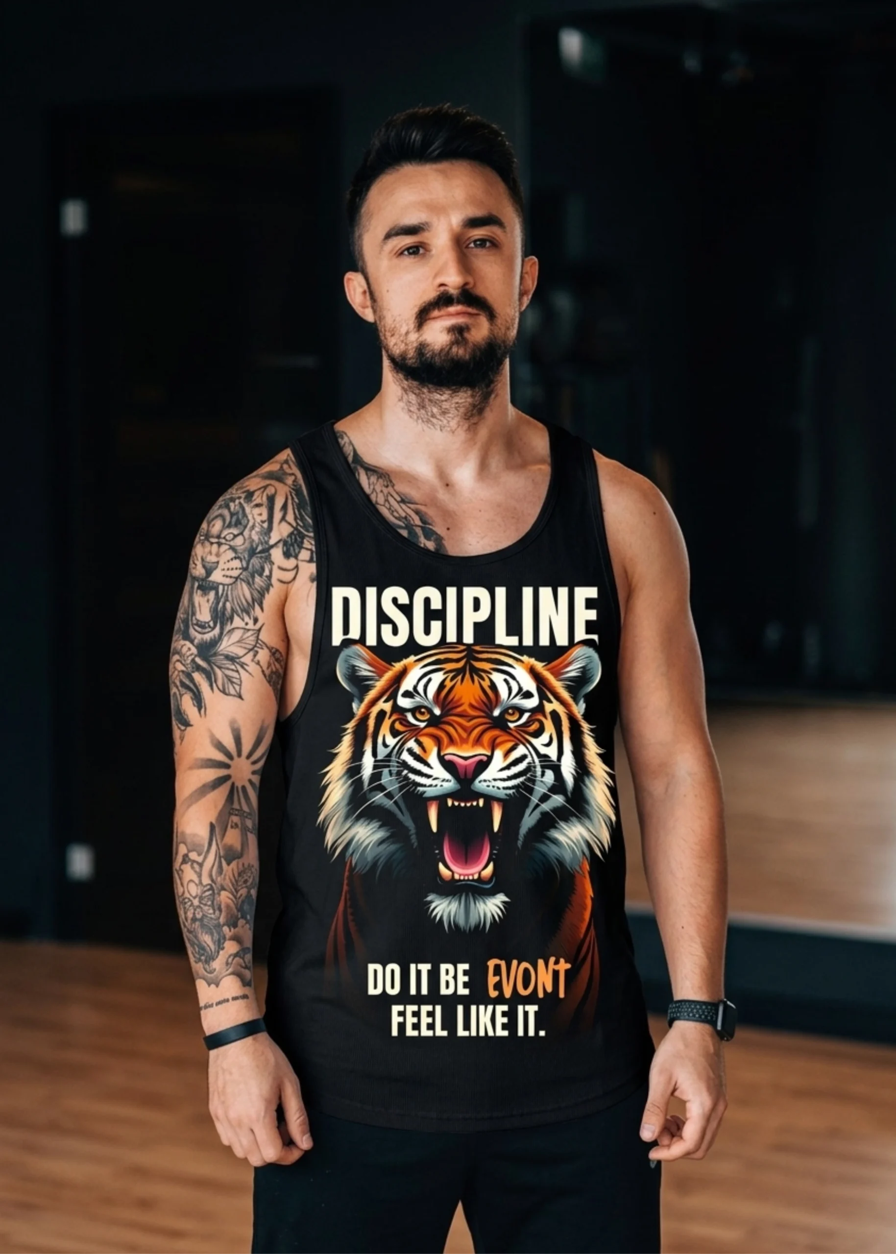 Kaplan Gym Fitness Tank Top Sporcu Atleti
