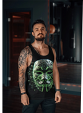 Mask Bitcoin Gym Fitness Tank Top Sporcu Atleti