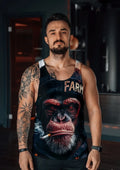 Maymun Gym Fitness Tank Top Sporcu Atleti